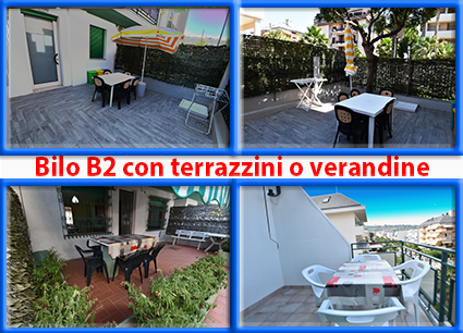 BILO B2 CON TERRAZZINI O VERANDINE